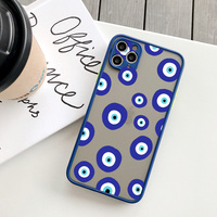 Lucky Eye niebieskie oko zła drukuj twardy futerał na telefon dla iPhone SE2020 12 13 mini 11 Pro Max XR X XS MAX 7 8 6s Plus odporna na wstrząsy okładka 6
